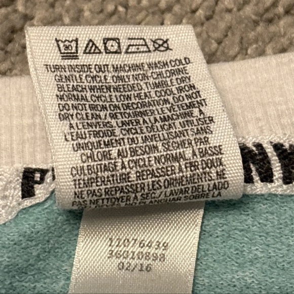 Victoria's Secret PINK Women’s Logo Pullover Campus Crewneck Sweatshirt Size M - Picture 9 of 15